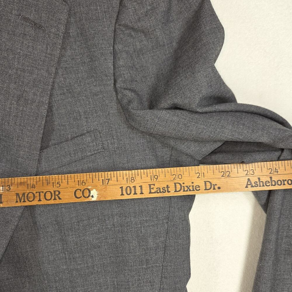Vtg Polo Ralph Lauren Mens Blazer Coat Gray Business Casual Workwear y2k Attire - Picture 5 of 15